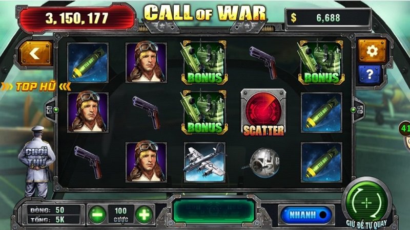 Call Of War với những màn tranh đấu kịch tính tại Quay hũ